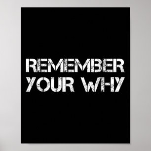 Remember Your Why  Poster