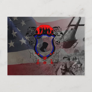 Remembere the fallen Viet-Nam Heroes Postcard