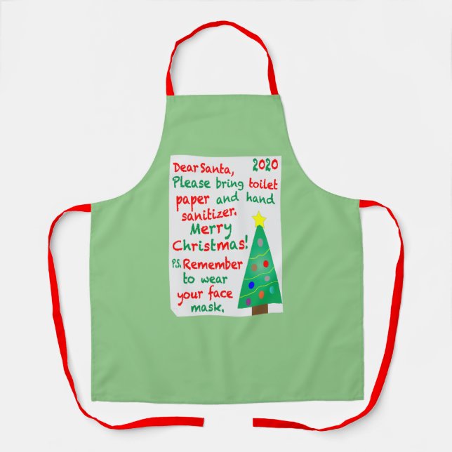 Remembering 2020 Christmas Apron (Front)