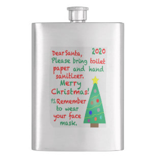 Remembering 2020 Christmas Hip Flask