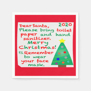 Remembering 2020 Christmas Napkins