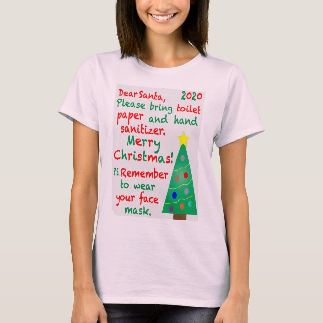 Remembering 2020 Christmas T-Shirt (Front)
