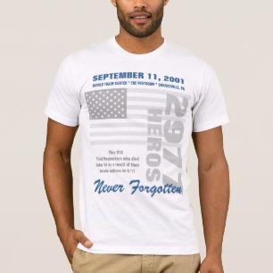 Remembering 9/11 - Double Sided T-Shirt