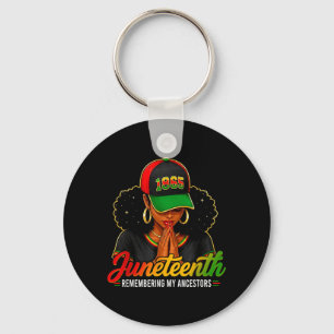 Remembering Ancestors Junenth Black African Women Key Ring