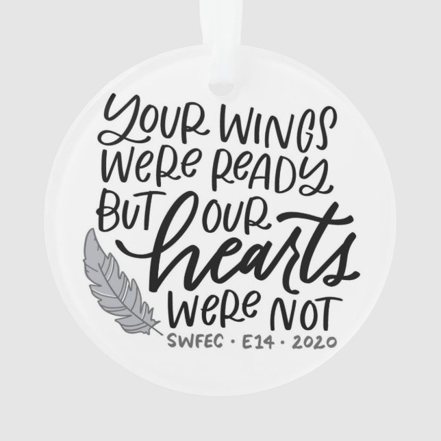 Remembering E14  Ornament (Back)