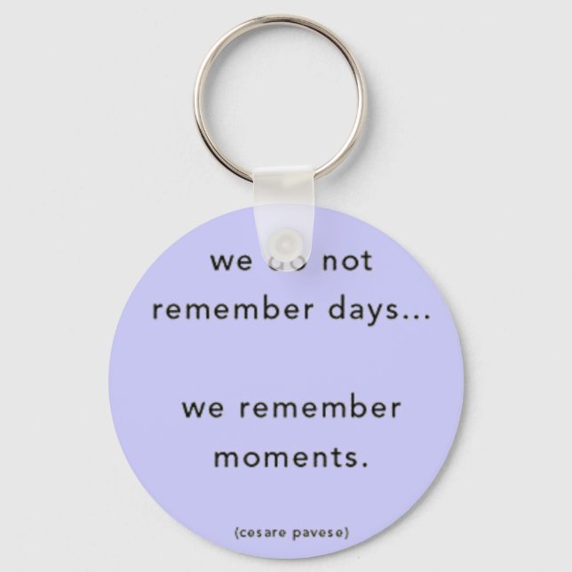Remembering Moments Key Ring (Front)