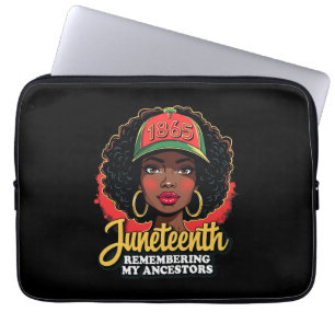 Remembering My Ancestors Juneteenth Black Month Laptop Sleeve