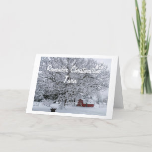 REMEMBERING MY "TWIN" AT CHRISTMASTIME HOLIDAY CARD