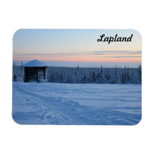 Remembering Sunset in Lapland Magnet