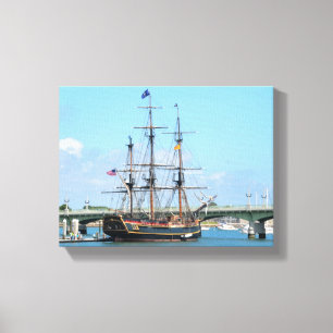 Remembering the HMS Bounty Canvas Print