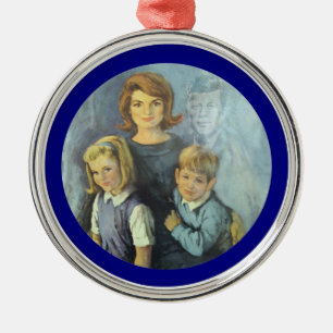 Remembering the Kennedy Family Metal Tree Decoration