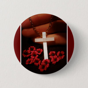 Remembrance 6 Cm Round Badge