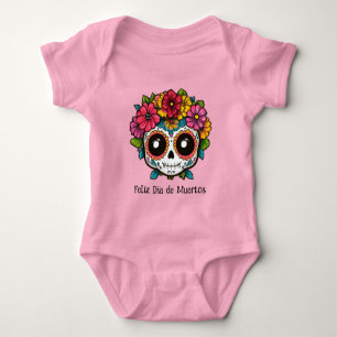  🌹Remembrance Blooms: Dia de Muertos Tribute 🌹 Baby Bodysuit
