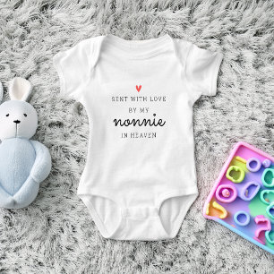 Remembrance By My Personalised In Heaven Baby Bodysuit