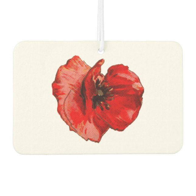 Remembrance day car air freshener (Front)