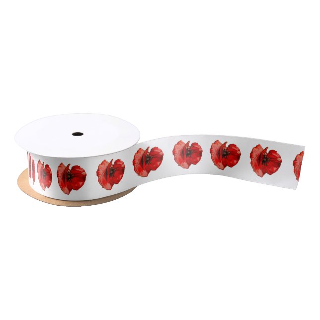 Remembrance day satin ribbon (Spool)