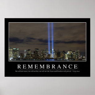 Remembrance: Inspirational Quote Poster