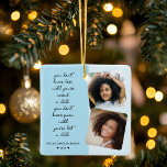 Remembrance Keepsake Loss Of Child Photos Ceramic Ornament<br><div class="desc">The "Remembrance Keepsake Loss Of Child" ceramic ornament is a delicate and poignant tribute to a cherished little soul that has left for the heavens too soon. Crafted with heartwarming care, this ornament serves as a gentle reminder of the eternal bond between a parent and their child. The ceramic material...</div>