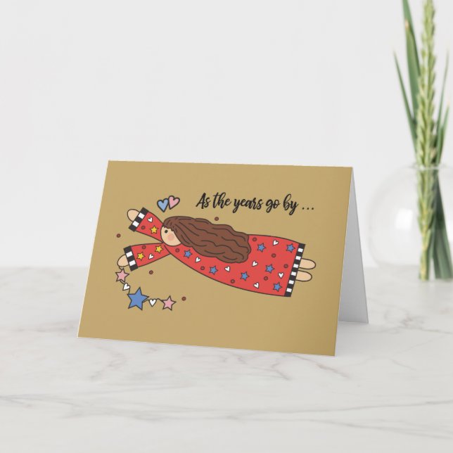 Remembrance Loss of Child Sympathy Country Angel  Card (Front)