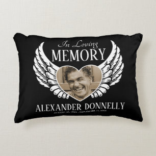 Remembrance Memorial Photo Decorative Cushion