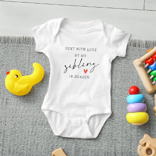 Remembrance My Sibling In Heaven Baby Bodysuit