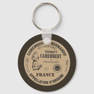 Remembrance of France: The camembert Key Ring