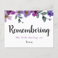 Remembrance Pet Loved One Floral 