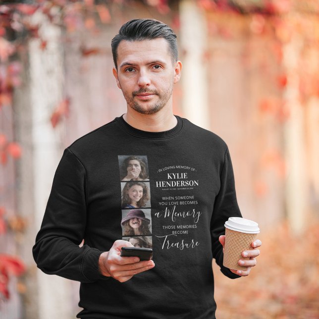 Remembrance Photo Collage Memorial Sweatshirt (Creator Uploaded)
