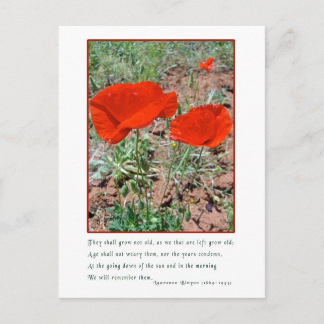 Remembrance Postcard (Front)