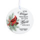 Remembrance Quote Memorial Christmas Ornament