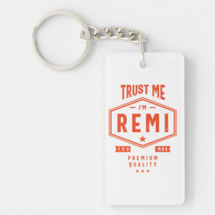 Remi Personalised Name Birthday Gift Key Ring