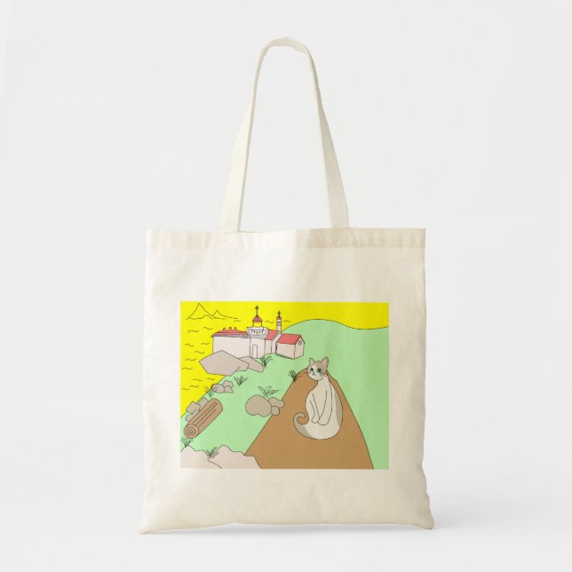 Remi Visits Discovery Park Tote Bag (Front)