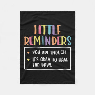 Reminder Mental Health Counsellor 1  Fleece Blanket