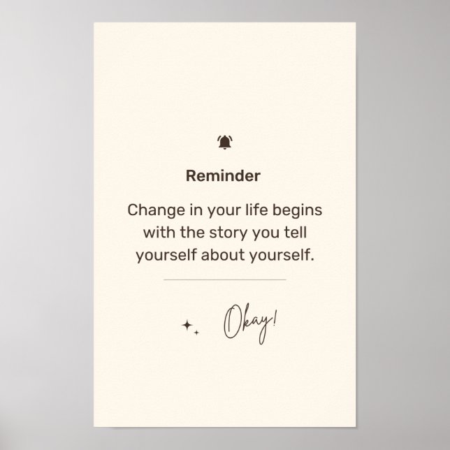 Reminder Poster (Front)