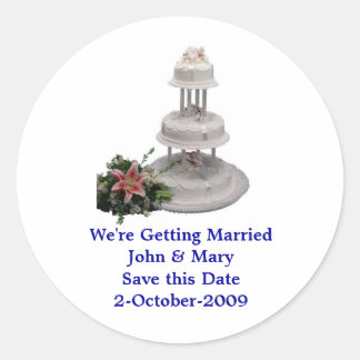 Reminder We're Getting Married Stickers