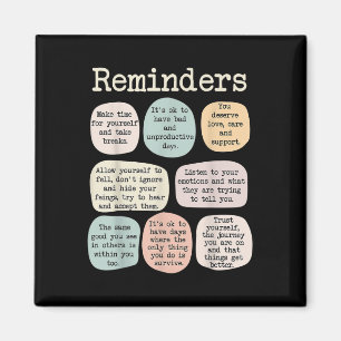 Reminders Psychology Mental Health Awareness Schoo Magnet