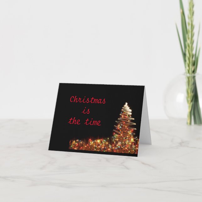 REMINDING YOU "I AM YOUR FRIEND" AT CHRISTMAS HOLIDAY CARD (Front)