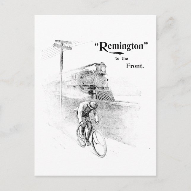 Remington Bicycles Postcard (Front)