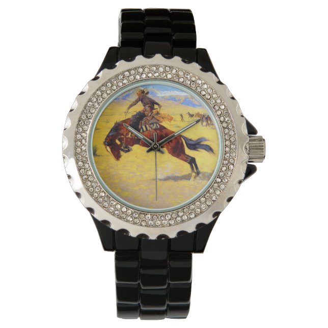Remington Old West Horse and Cowboy Watch (Front)