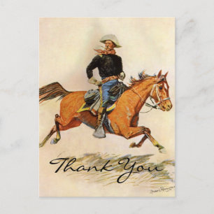 Remington's A Cavalry Officer Postcard