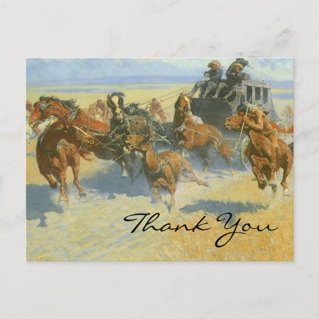 Remington's Downing the Nigh Leader Postcard (Front)