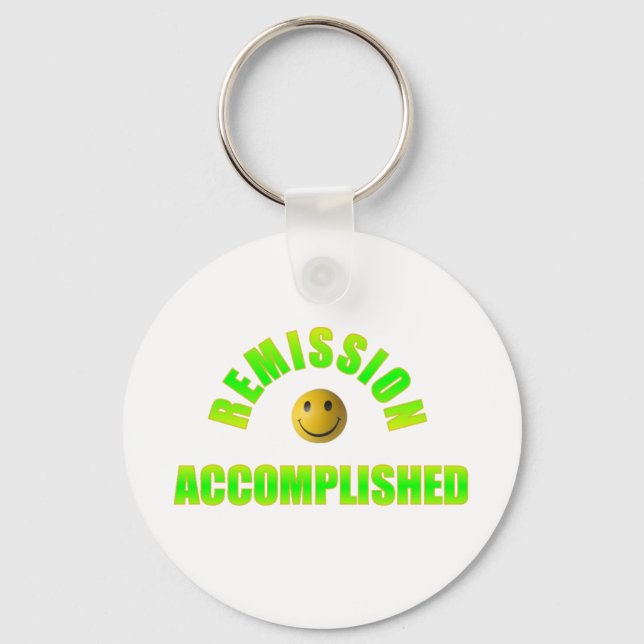 REMISSION ACCOMPLISHED KEY CHAINHAPPY FACE RING (Front)