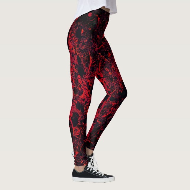 Remnants No. 1 Abstract Leggings (Right)