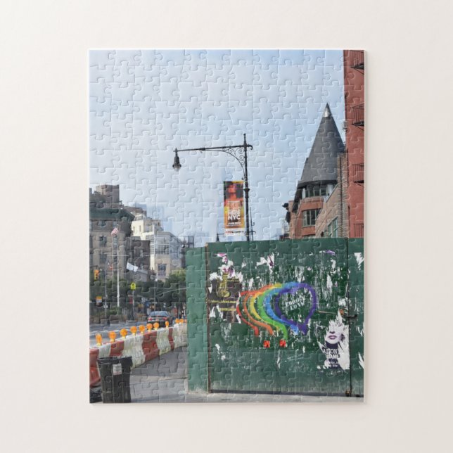 Remnants of Pride, Lower Manhattan, NYC Jigsaw Puzzle (Vertical)