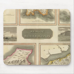 Remote British islands Mouse Pad