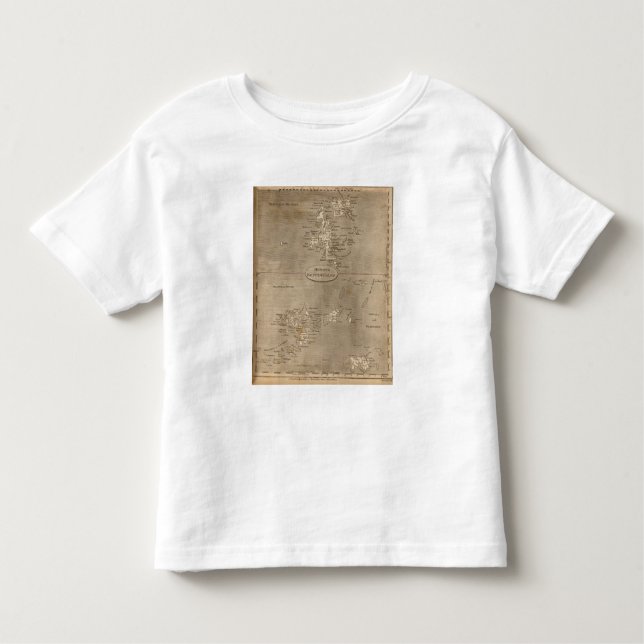 Remote British Isles Map by Arrowsmith Toddler T-Shirt (Front)