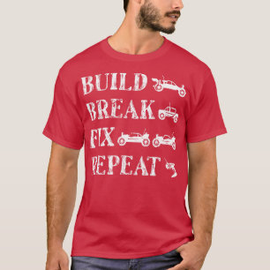 Remote Control  Build Break Fix Repeat Rc Racing T-Shirt