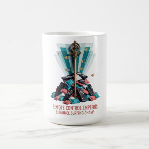 Remote Control Emperor T Shirt Coffee Mug