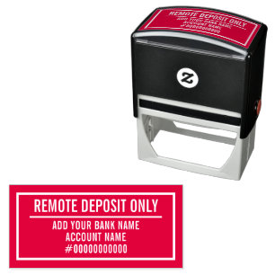 Remote Deposit Only Self-inking Stamp