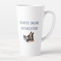 Remote Online Notarisation | 17 oz | Latte Mug